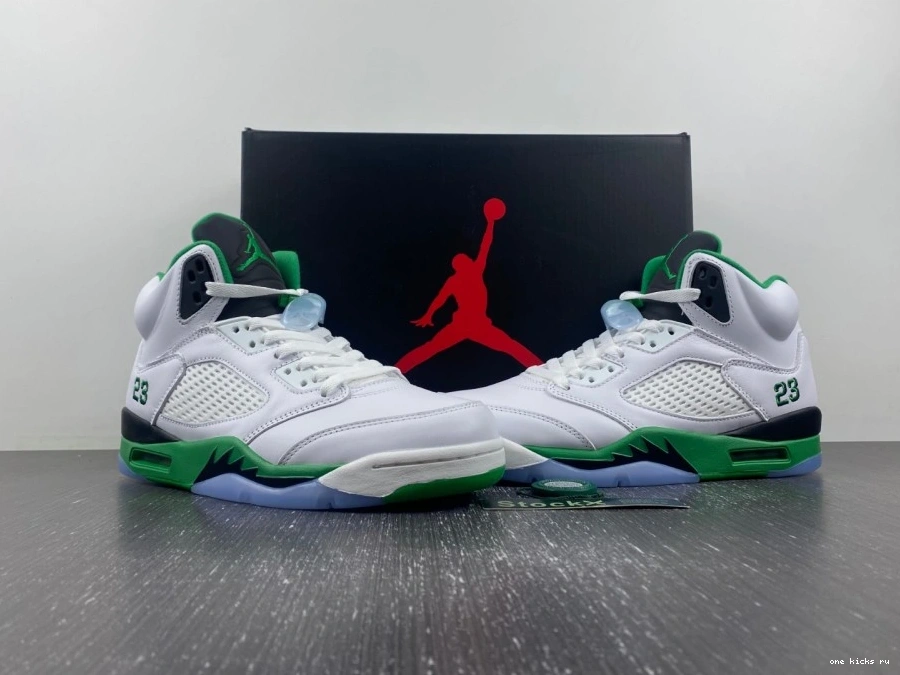 Rep Onekick Jordan Breathable DD9336- Retro  5 Green 3994 Lucky 1027